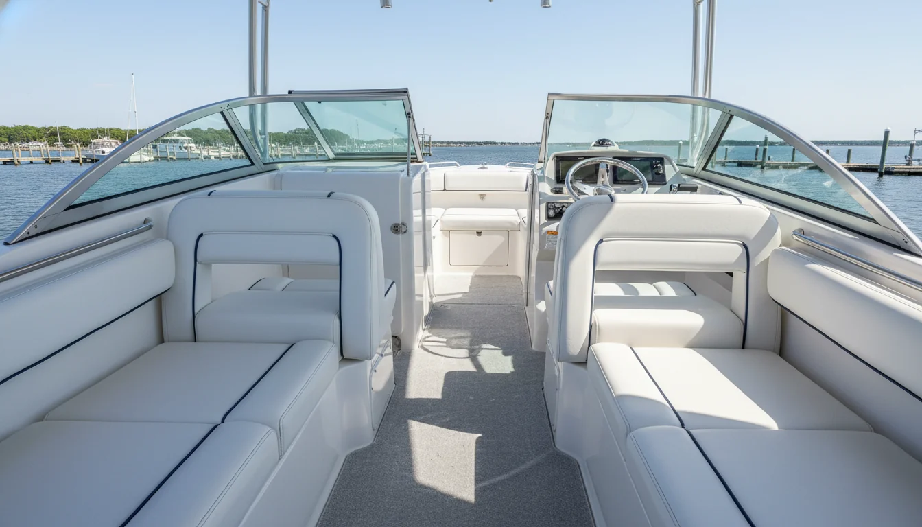 Boat Interior Detailing: Vinyl, Carpet, and Mildew on Long Island — featured image
