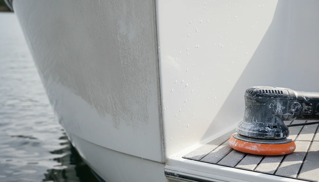 Boat Oxidation: Why Gel Coat Fades — And When to Detail Before Storage — featured image