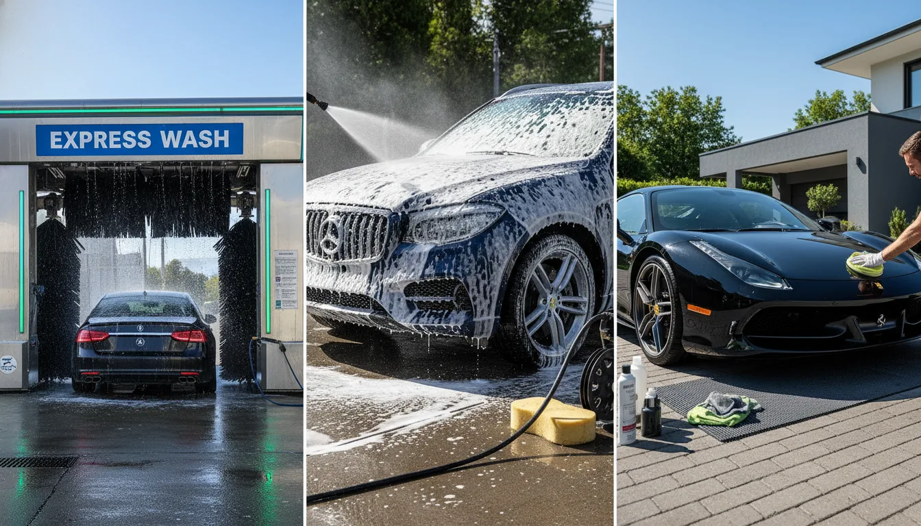 Hand Wash vs. Tunnel Wash vs. Mobile Detailing: Long Island Guide — featured image