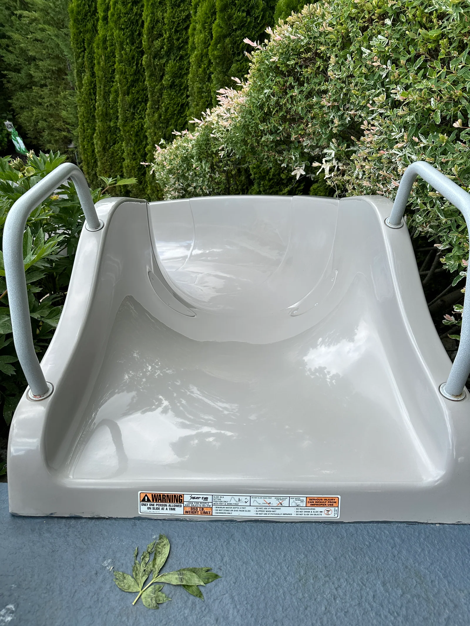 Backyard waterslide after mobile auto detailing in North Bellmore, Long Island — Al's Auto Detailing